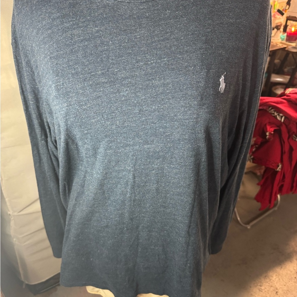 Polo by Ralph Lauren Blue Long Sleeve Tee